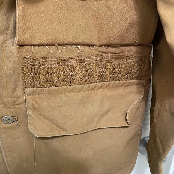 Vintage Redhead Bone Dry Canvas Hunting Field Jacket Game‎ Pocket USA Made Sz 40 - Picture 4 of 14